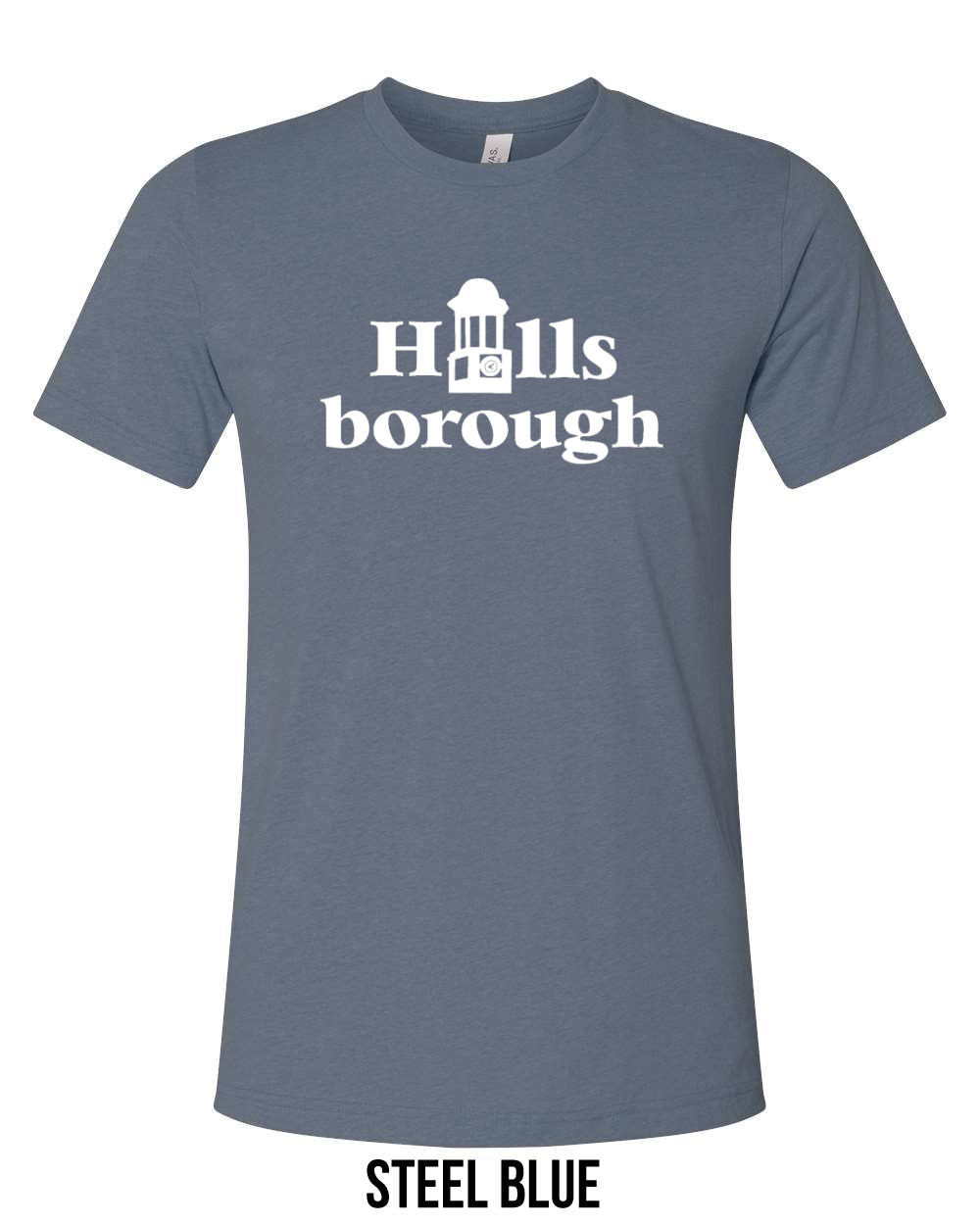 Hillsborough Downtown Short Sleeve T-shirt Steel Blue