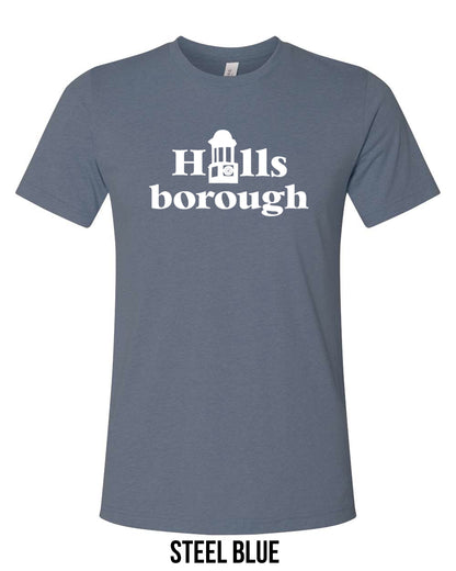 Hillsborough Downtown Short Sleeve T-shirt Steel Blue