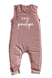 Inital Personalized Custom Silky Sleeveless Baby Romper for Boys and Girls-Gender Neutral