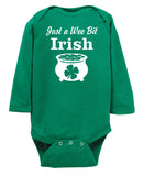 St. Patrick's Day 'Wee Bit Irish' Bodysuit