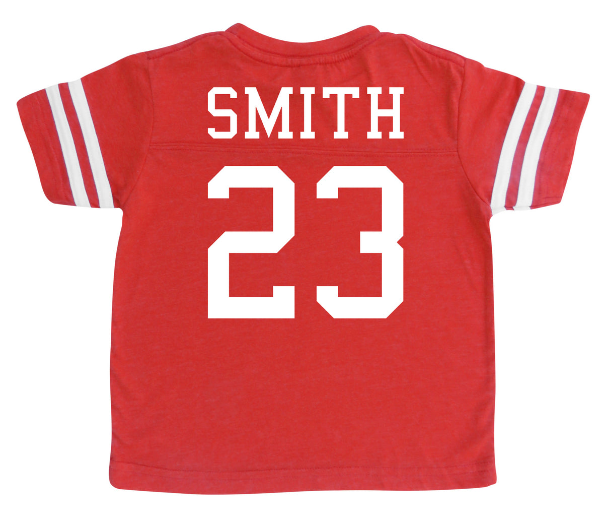 Custom Football Team Jersey Toddler and Child Personalized with Name and Number (Front & Back)