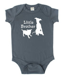 Little Brother Dog Baby Bodysuit