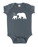 Little Brother with Big Bear Baby Bodysuit