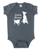 Little Sister Dog Baby Bodysuit