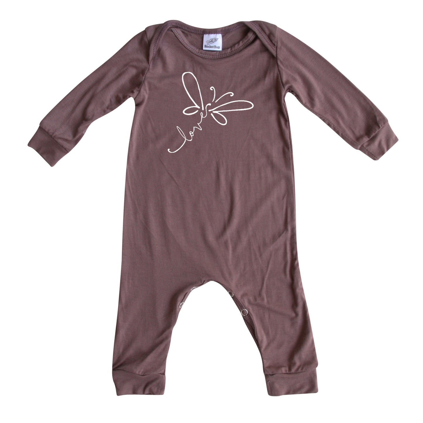 Dragonfly Love Long Sleeve Baby Romper for Boys and Girls