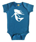 Mermaid Silhouette Baby Bodysuit