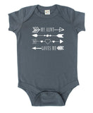 "My Aunt Loves Me" Arrows Baby Bodysuit