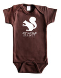 "My Uncle is a Nut" Baby Bodysuit