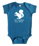 "My Uncle is a Nut" Baby Bodysuit