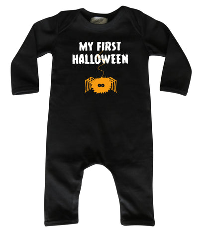 First Halloween Spider Romper