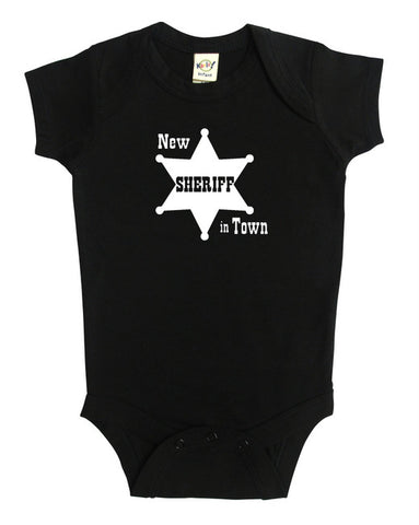 New Sheriff in Town Baby Bodysuit