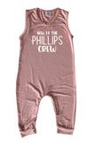New to the Crew Personalized Custom Silky Sleeveless Baby Romper (+ Hat)  for Boys and Girls-Gender Neutral