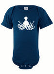 Octopus Silhouette Baby Bodysuit