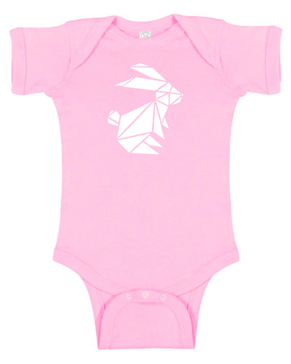 Origami Bunny Baby Bodysuit