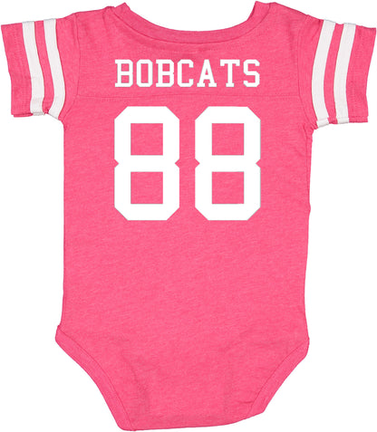Custom Football Jersey Baby Bodysuit Personalized with Name and Number (Front & Back)
