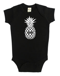 "Hello" Pineapple Baby Bodysuit
