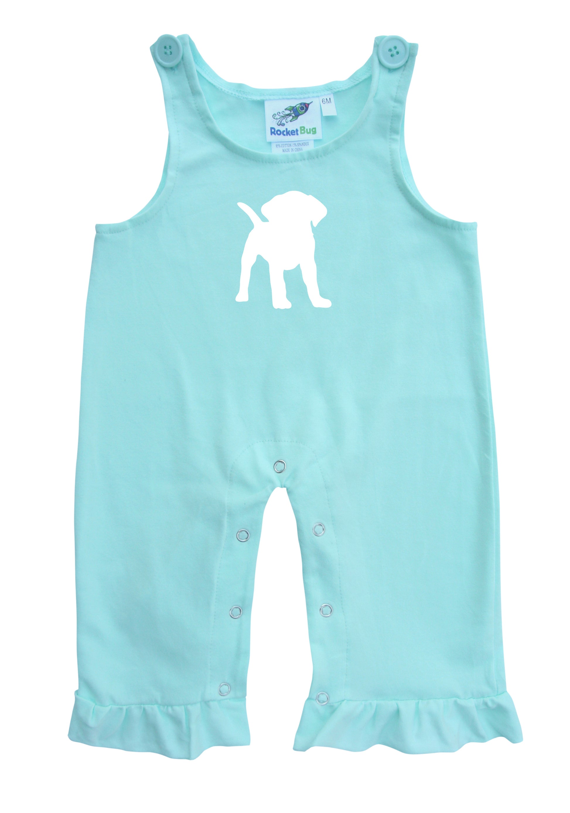 Puppy Gender Neutral Baby and Toddler Overalls
