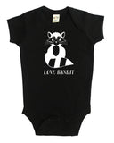 Raccoon Love Bandit Baby Bodysuit