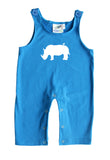 Rhino Gender Neutral Baby and Toddler Overalls