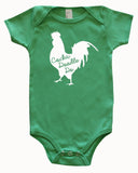 Farm Animal Silhouette Baby Bodysuit-Rooster