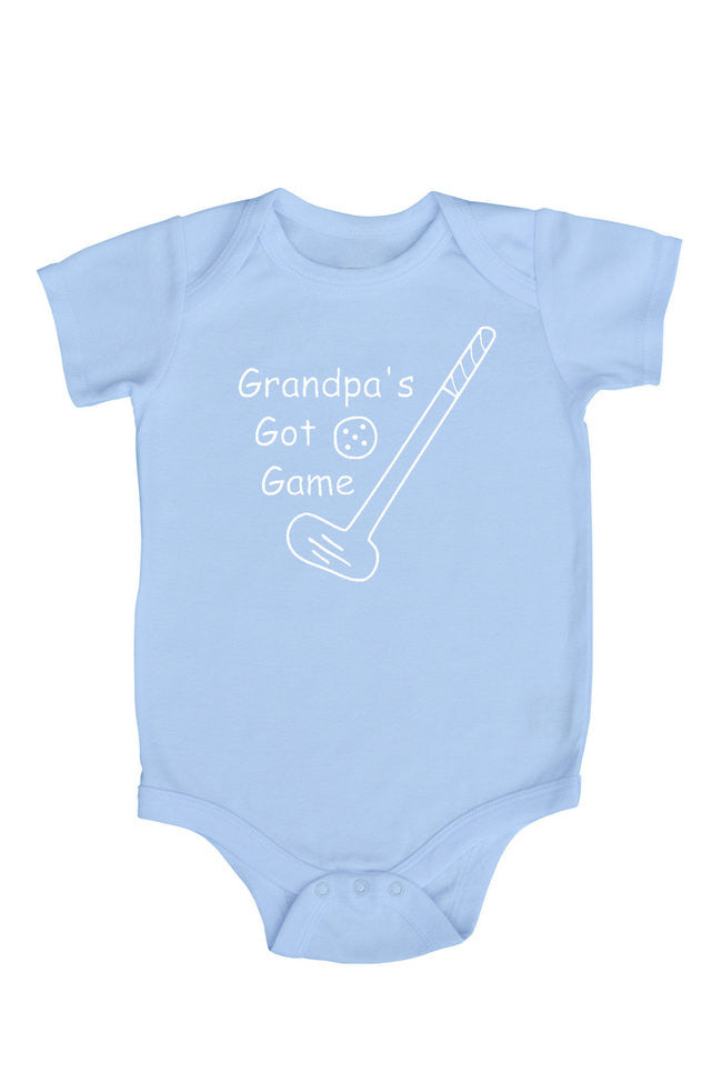 "Grandpa's Got Game" Baby Bodysuit