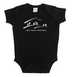 "Move Mountains" Silhouette Baby Bodysuit
