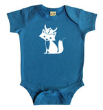 Viking Fox Silhouette Baby Bodysuit