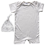 Silky Baby Romper Shorts (+ Hat or Headband)  for Boys and Girls-Gender Neutral