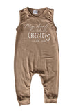 Obsessed Aunt Silky Sleeveless Baby Romper for Boys and Girls