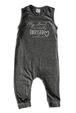 Obsessed Aunt Silky Sleeveless Baby Romper for Boys and Girls