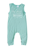 Obsessed Aunt Silky Sleeveless Baby Romper for Boys and Girls-Gender Neutral