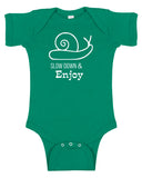 Slow Down Snail Baby Bodysuit