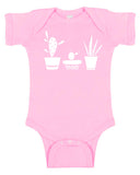 Succulent Silhouette Baby Bodysuit