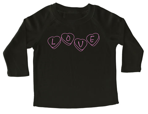 Valentine Candy Hearts Long Sleeve T-shirt