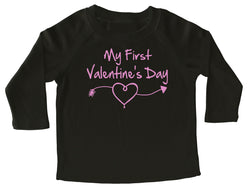 Valentine 'My First Valentine's Day' Long Sleeve T-shirt