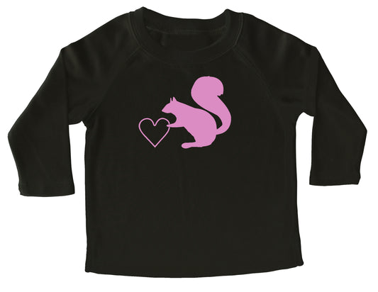 Valentine Nuts About Love Squirrel Long Sleeve T-shirt