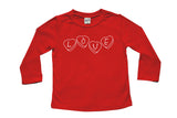 Valentine Candy Hearts Long Sleeve T-shirt
