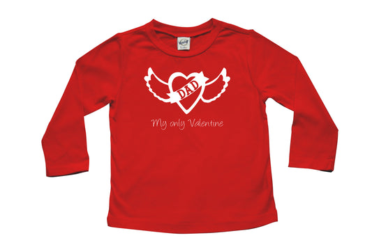 Valentine 'My Dad is my Valentine'  Tattoo Long Sleeve T-shirt