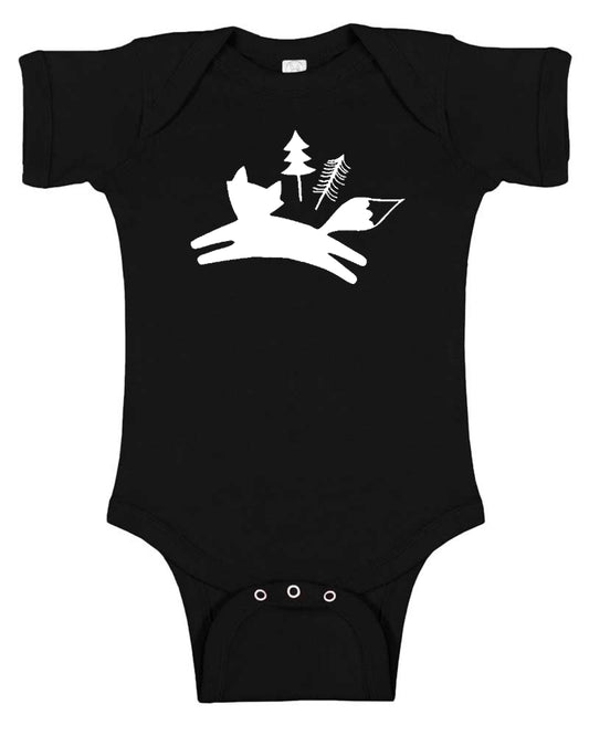 "Wild Fox" Baby Bodysuit for Boys and Girls