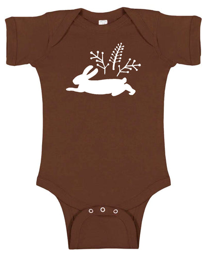 "Wild Rabbit" Baby Bodysuit for Boys and Girls