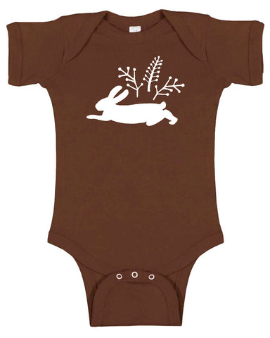 "Wild Rabbit" Baby Bodysuit for Boys and Girls