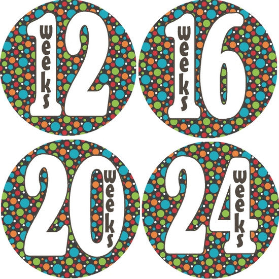 Wired Pregnancy Belly Photo Stickers