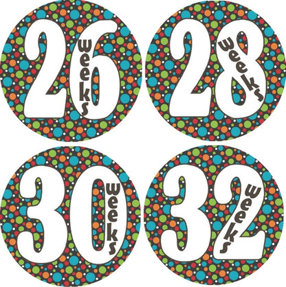 Wired Pregnancy Belly Photo Stickers