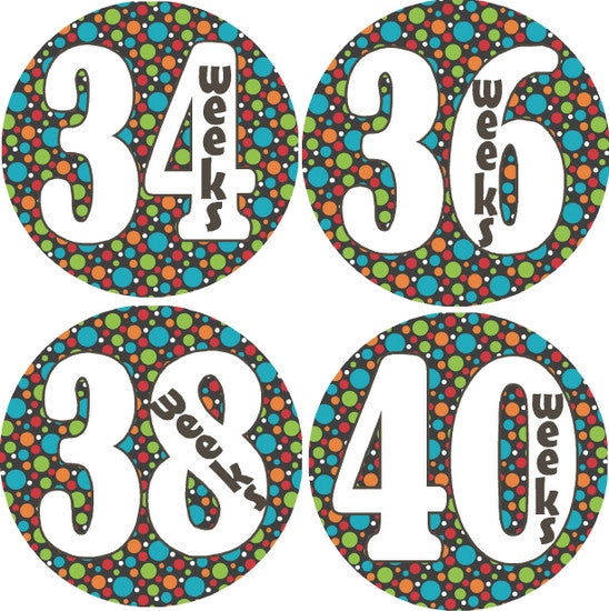 Wired Pregnancy Belly Photo Stickers