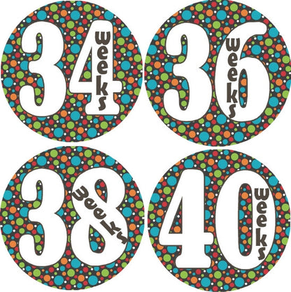 Wired Pregnancy Belly Photo Stickers
